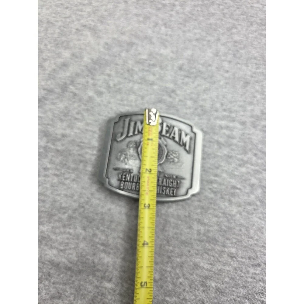 Vintage Jim Beam Kentucky Straight Bourbon Whiskey Belt Buckle